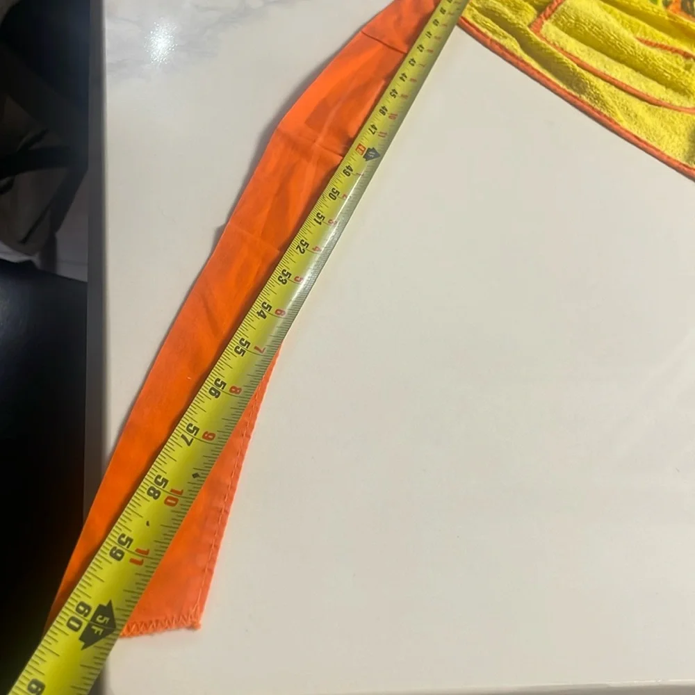 Kitchen Terry Cloth Half Apron, Bright Fruit Theme - Vintage